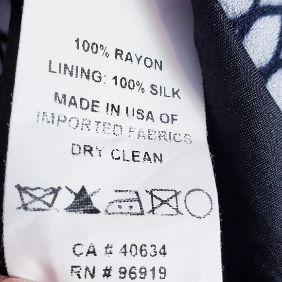 Marc Jacobs Black/Grey Lattice Print Dress sz 6 - Picture 11 of 13